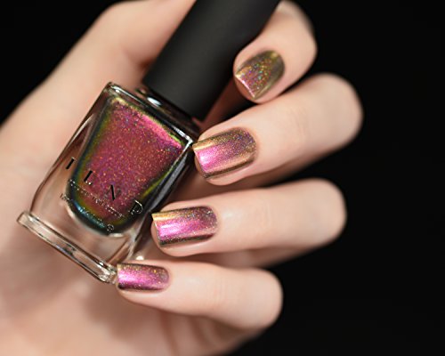 Image of ILNP Masquerade (H) - Pink, Violet, Red, Copper, Green Ultra Chrome Color Shifting Holographic Nail Polish