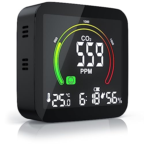 Brandson - Detector de CO2 Controlador de Calidad del Aire NDIR Sensor de dióxido de Carbono,...