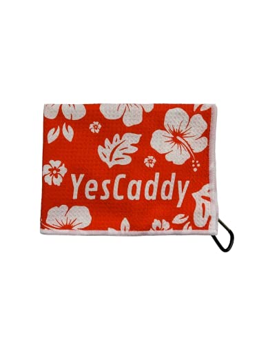 Yescaddy Microfiber Golf Towel – Premium Waffle Pattern Golf Towel With Metal Carabiner For Golf Bags #TOP1