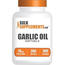Garlic Oil Softgels - Aged Garlic Supplement, Odorless - Gluten Free, 1 Softgel per Serving 10mg, 365 Count Pack of 1