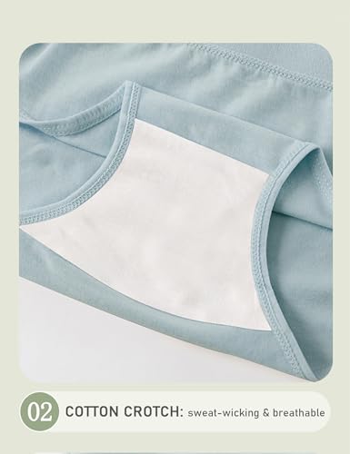 Kiench Teen Girls Cotton Underwear Panties Briefs Pack of 64