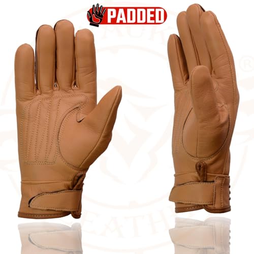 Image of Milwaukee Leather Women's Leather Lightweight Motorcycle Lined Driving Hand Gloves - X-Small