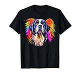 Saint Bernard Dog Angel Wings T-Shirt