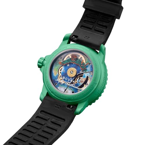 Image of 22 MM Watch Strap Replacement for Blancpain X Swatch with Hex Spanner Quick Release Silicone Watch Band Compatible with Bioceramic SCUBA Fifty Fathoms