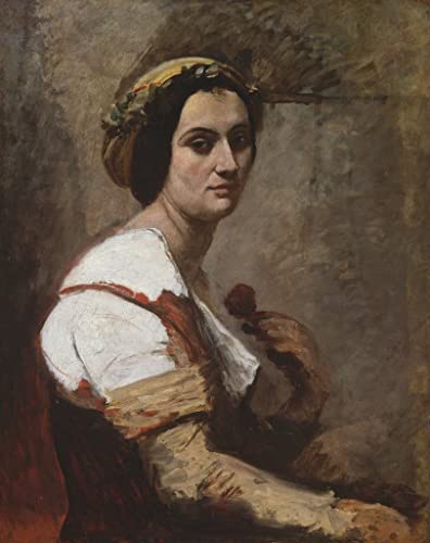 Peinture murale Corot pour décoration salon moderne et élégant