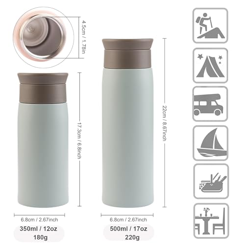 Thermal Flask for Hot Drink 350ml Coffee Cup Travel Mug, Insulated Travel Coffee Mug - Image 4