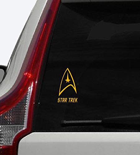 CELYCASY Star Trek Starfleet Badge Bandage Sticker für Auto, Laptop, Spiegel, Glas & Tablet