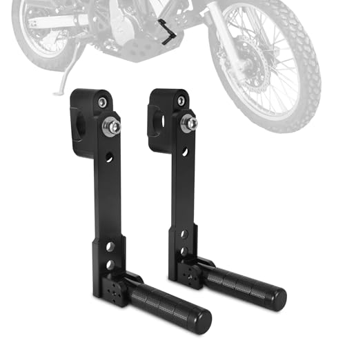 Repose-pieds réglables pour moto KLR650 DR650 CRF300L support pliable 2.2-3.2cm