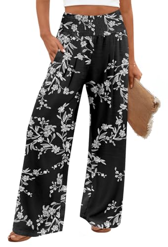 Findsweet High-Waisted Wide-Leg Palazzo Pants