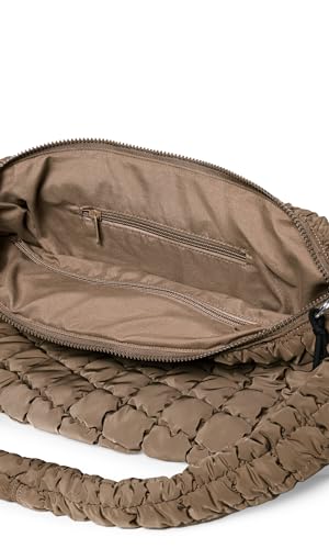 Image of ODODOS Quilted Carryall Tote Bag for Women Crossbody Hobo Lightweight Padding Shoulder Bag