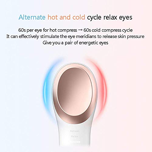 Masseur pour les yeux MU mini soin oculaire vibrant contre la fatigue des écrans