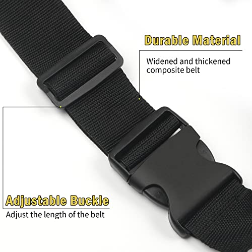 Lotkey Tool Belt, 13 Pockets Tool Belts For Men Including Steel Hammer Loops Measuring Tape Holder Tool Pouch Adjustable Up To 47" For Woodworker, Electrician, Construction, Diyers #TOP3