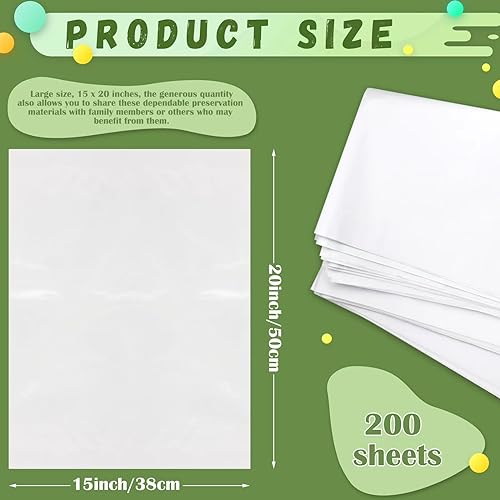 Rykomo RY-CJ-002 200 Sheets 15 X 20 Inch Acid Free Archival Tissue Paper thumb #1