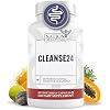 Cleanse24 - Intestinal Cleanse for Humans with Wormwood, Papaya, Black Walnut - Herbal Intestinal Cleanse, Gut Cleanse for Men & Women, 60 Capsules