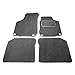 Price comparison product image Carsio Carpet Car Mats For VW Golf MK4 / Beetle (round clip) 4 Piece Set With 4 Clips Tailored Fit Floor Mat Complete Accessory Black Custom Fitted - All Weather, Anti-Slip Backing & Black Trim