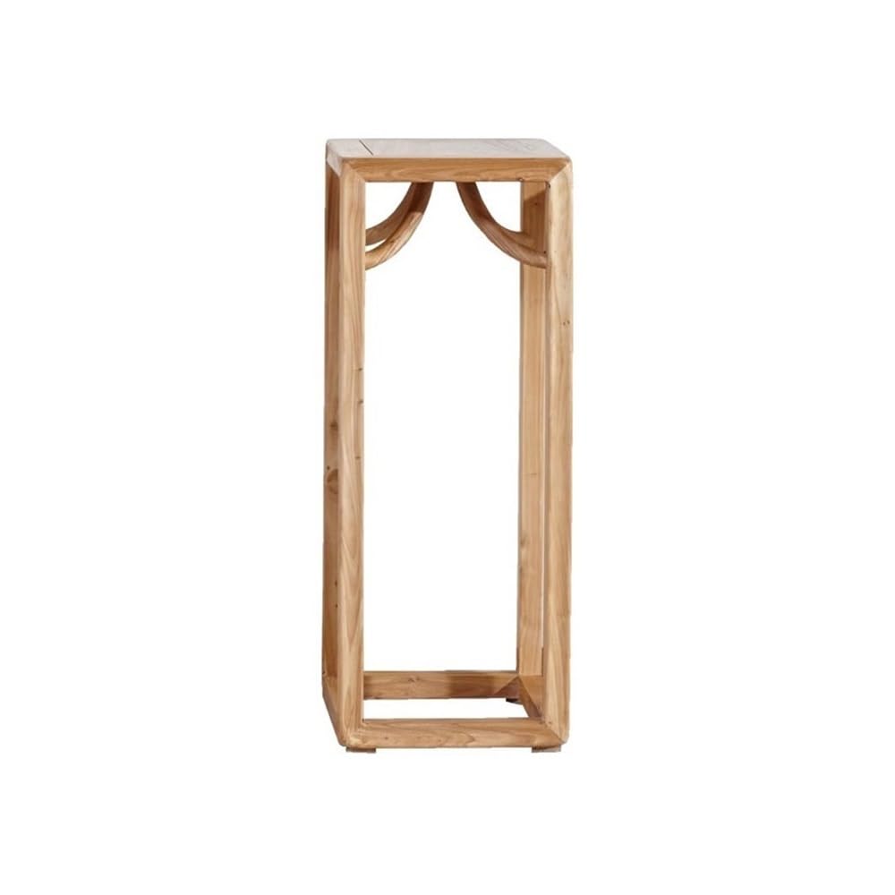 birene Vase Stand Living Room Wood Bonsai Rack, for Study Tea Room Side Table Simple Plant Shelf