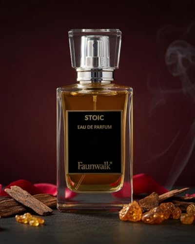Image of FAUNWALK STOIC Perfume for Men 20ml - Long Lasting Oud Luxury Fragrance, Strong Masculine Scent Spray, Pocket Travel Perfume, Premium Attar Inspired Cologne for Men