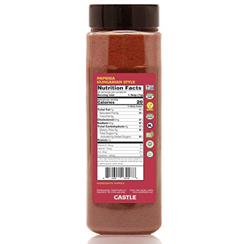 Castle Foods Hungarian Style Paprika, 16 Ounce
