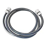 Garden Hose with 2 Connectors - Pipe Extension to Connect Hose Reel to Your Tap (5m)