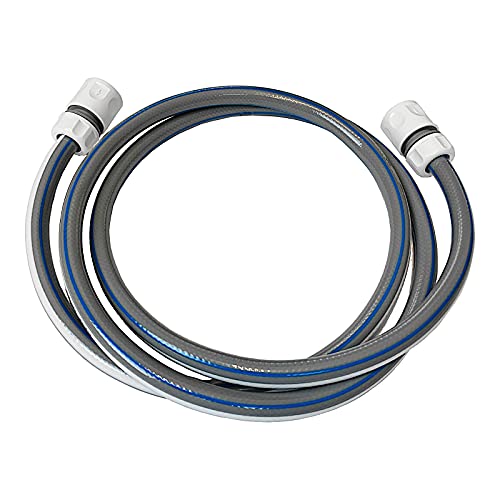 Garden Hose with 2 Connectors - Pipe Extension to Connect Hose Reel to Your Tap (10m)