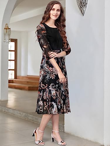 KERI PERRY black chiffon dress – image 3