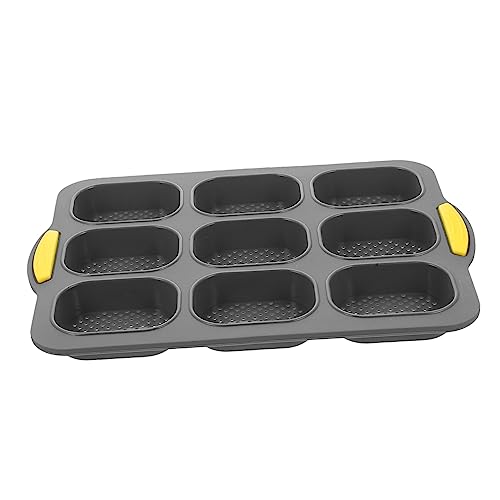 Cabilock Multi Grid Silicone Baking Mold for Bread Flexible Loaf Pan with Non Stick Surface Kitchen Supply for Home Baking present