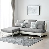 ①二口配送 ①②両方購入Armonia グレー ソファセット(右カウチ) ①二口配送 ①②両方購入Armonia グレー ソファセット(右カウチ