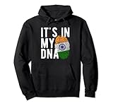 Funny it's in my DNA India flag Fingerprint