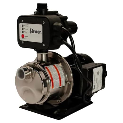 Simer 4075SS-01 3/4 HP Pressure Booster Pump