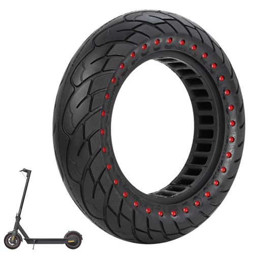 Pneu Plein 10x2.5 Ninebot Max G30 G30E G30LP Roue Antidérapante Avant Arrière