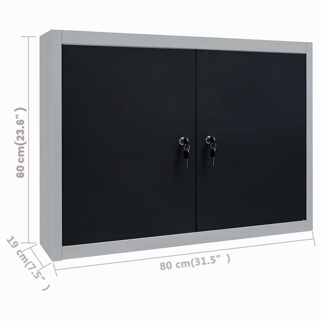 vidaXL Banco de Trabajo con Cuatro Paneles de Pared y Dos Armarios Garaje Superficie Grande Herramientas de Trabajo Mesa Estación Plataforma Estable