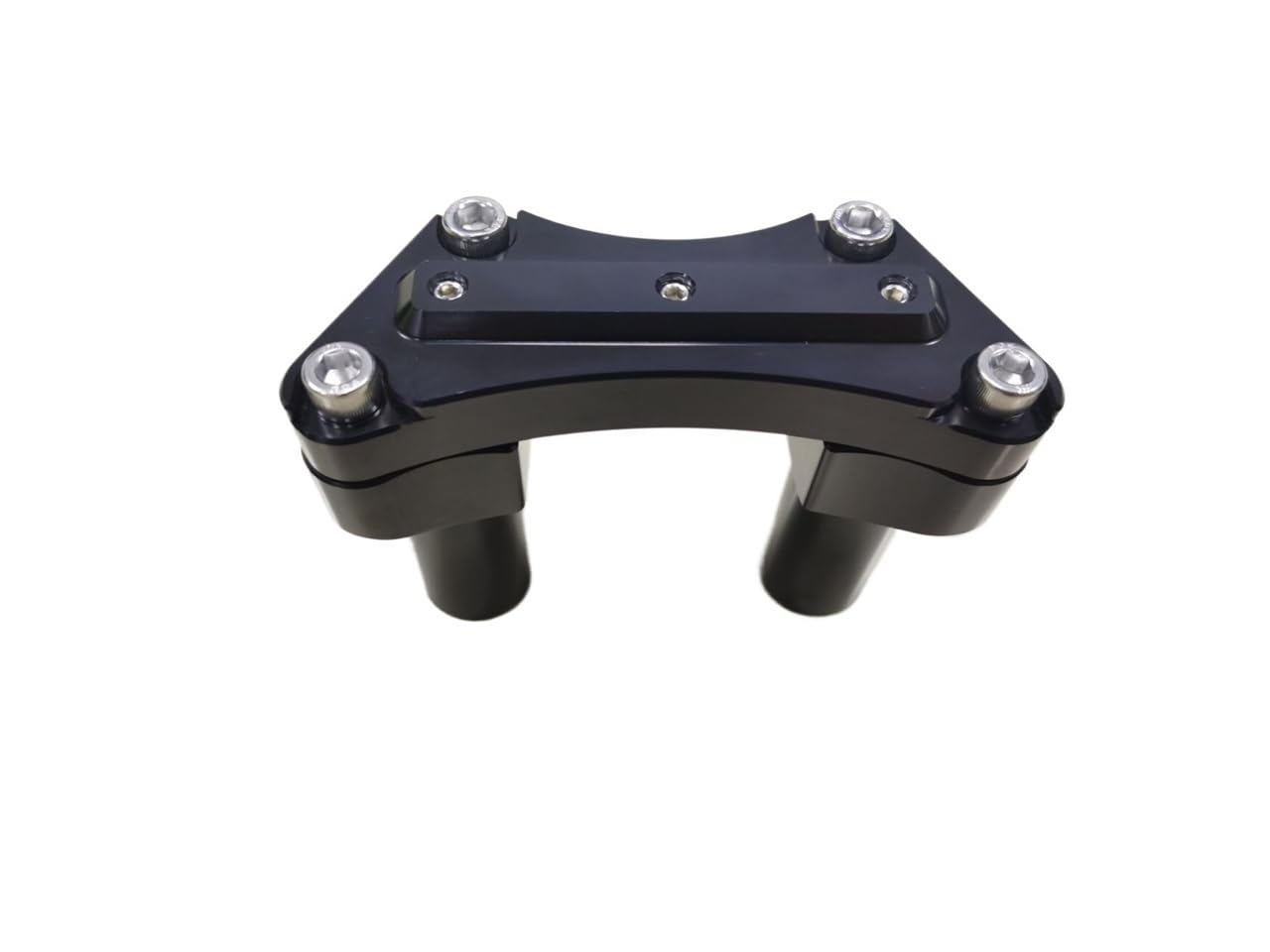 Riser Lenkerhalterung Schwarze Motorrad-Aluminium-3,5-Zoll-Lenkererhöhung, Obere Klemme Für Ha&rley Tour Road Glide King Sportster 883 1000 1200