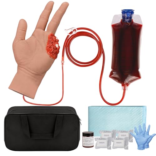 Image of Wound Packing Hand Trainer, Trauma Hand Kit for Stop the Bleeding Control Training, Hemorrhage Hand Training for Medical Education, Medium Skin