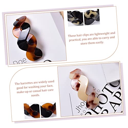 Barrettes à cheveux élastiques pour queue de cheval clips chignon légers - 2