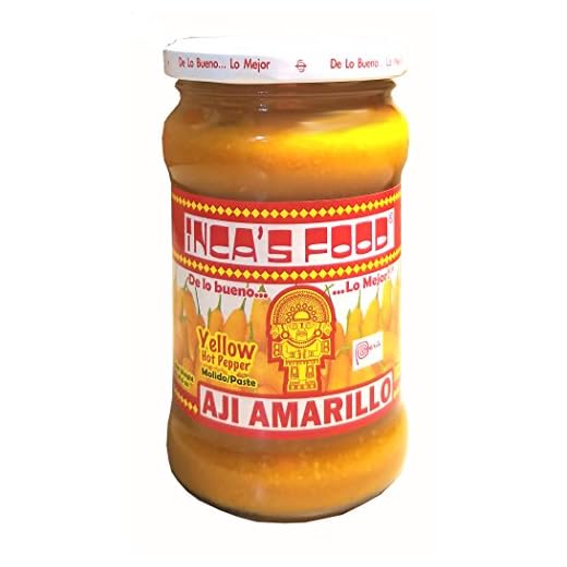 Inca's Food Aji Amarillo - Yellow Hot Pepper Molido/paste 10.5oz - Product of Peru