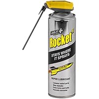 Rocket TT Super Tube Lubricant Spray 450ml | Rust Remover & Anti-Corrosion Maintenance Spray | Penetrating Oil for Seized Bolts,Tools, Bikes & Garden Equipment | Water-Resistant Protective Coating