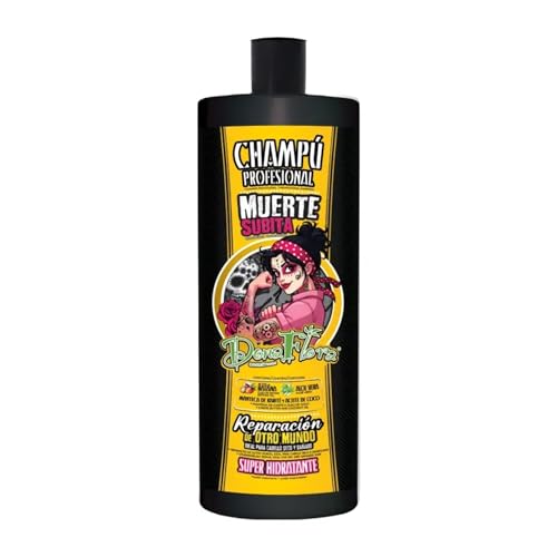 Dona Flora - Champú Muerte Súbita - 1000ml - Reparación Intensiva Inmediata - Para Cabello Seco, Quebradizo o Dañado