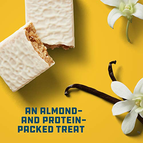 Clif Builders Bar - Protein Bars - Vanilla Almond Flavor - 20G Protein - Gluten Free (2.4 Ounce, 12 Count) #TOP4