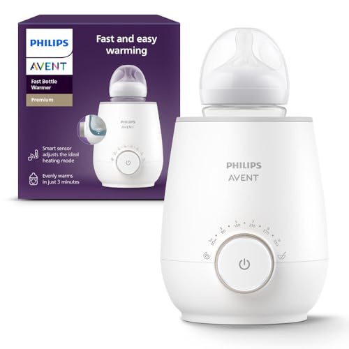 Philips Avent Premium Fast Bottle Warmer with Smart Temperature Control | Warms…