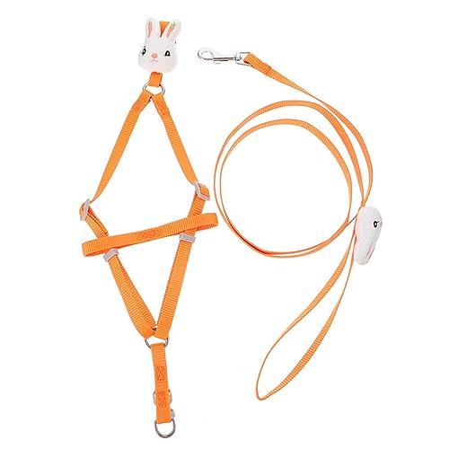 Toddmomy Cat Vest Harness for Pets Durable and Wear Resistant Pet Leash Creative Traction Rope for Dogs and Cats for Walking and Outdoor Activities