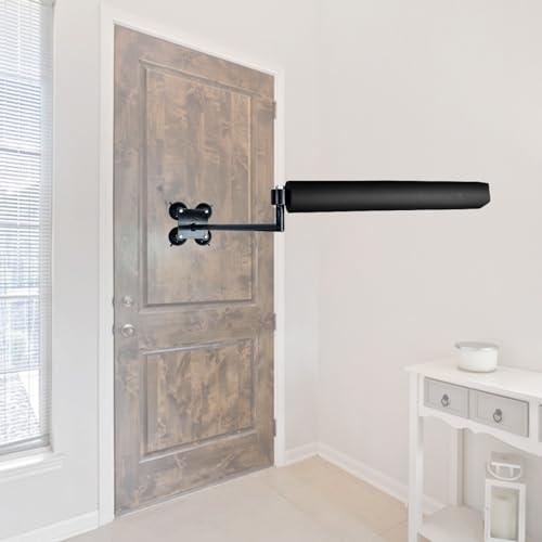 Wing Chun Dummy Boxing Punching Dummy for Wall, 360 Degree Spinning Bar, Portable Wing Chun Training Equipment, Leather Boxing Speed Trainer Easy to Setup