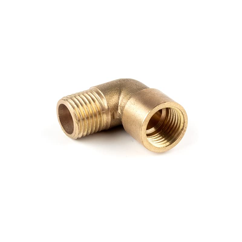 Conector neumático en L hembra de 1/4 pulgada en latón para agua 6