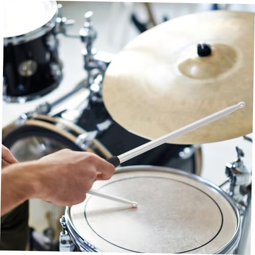 Baquetas Yardwe, 1 par, aleación de aluminio, diseño duradero y portátil, para batería acústica, jazz y principiantes, uso multiescenario miniatura 4
