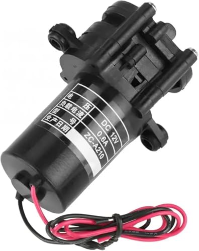Bombas for aguas residuales/efluentes ZC-A250/ZC-A210 DC 12V/24V Mini bomba de agua autocebante con engranajes de plástico resistente a la corrosión, for leche, aceite de cocina, etc.(Zc-a250 12v)