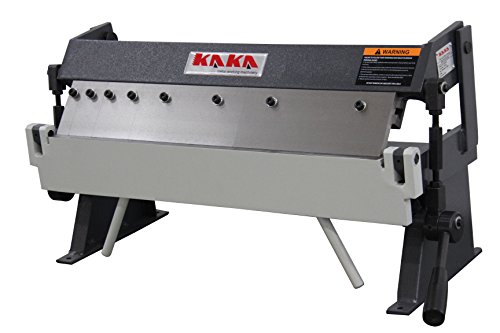 KAKA Industrial W-2420A, 24-Inch Box and Pan Brake, Solid Construction Sheet Metal Brake, High Precision Pan and Box Metal Brake, Easy Operation Metal Box Brake, 20 Gauges Sheet Metal Machine