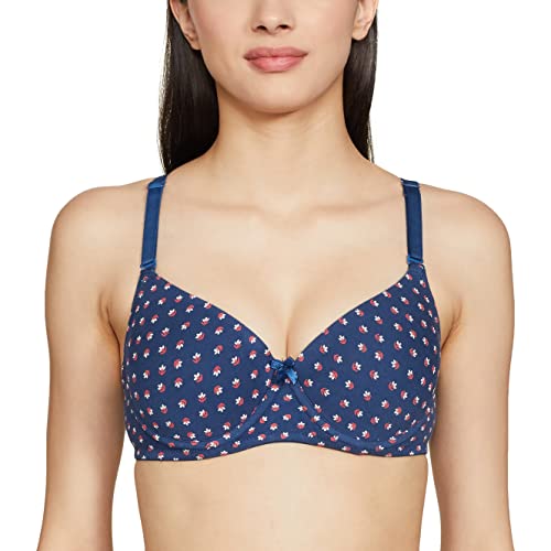 Image of Max Women's Cotton Printed Padded T-Shirt Bra