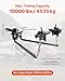 VEVOR Weight Distribution Hitch, 10000 lbs Max Towing & 1000 lbs Max Tongue, Weight Distributing Hitches Kit Includes 2 in Shank and 2-5/16 in Ball, Load Leveling Hitch for Trailers, Black