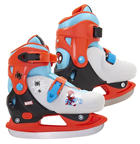 Hedstrom Adjustable Ice Skates Youth Size 8-11, Spidey,Orange,40-80005Wc #TOP29