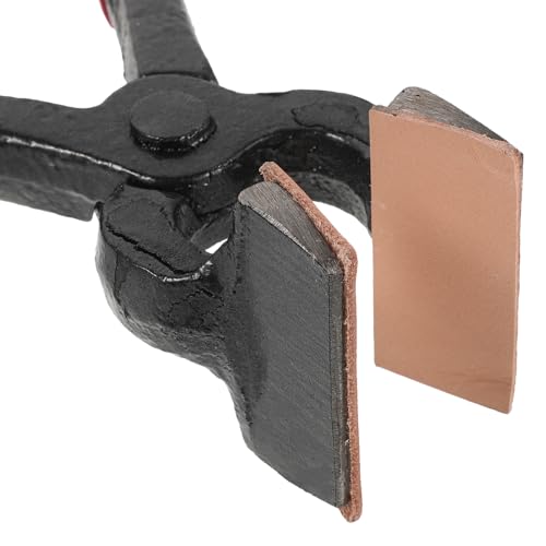 Alicates prensadores de cuero con mango ergonómico para doblar bordes 4