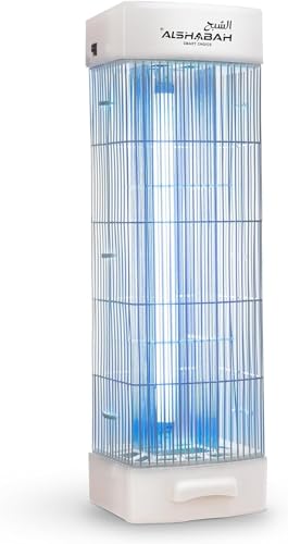 Alshbahh ORIGINAL Electric Bug Zapper 3800V High Powered UV Light Mosquito Zapper Killer Waterproof Pest Control Insect Fly Trap Equipped Swatter for Home Villa Office Indoor Outdoor